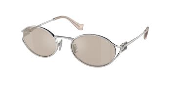 miu miu 52ys|Loden Lenses Miu Miu Logo Sunglasses .